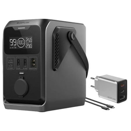 Зарядна станция EcoFlow Trail 300 черен/сив šedivá, černá