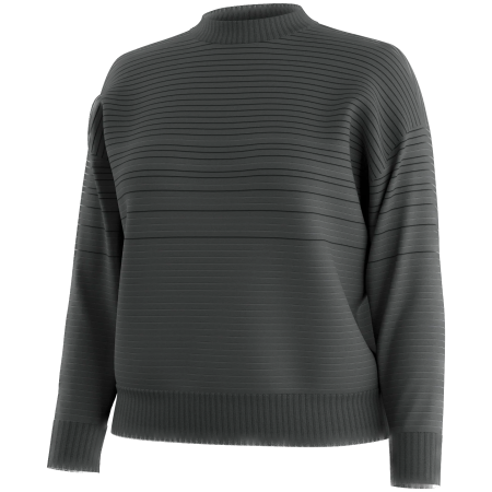 Дамски пуловер Smartwool Women's Summit Crew Sweater сив Charcoal