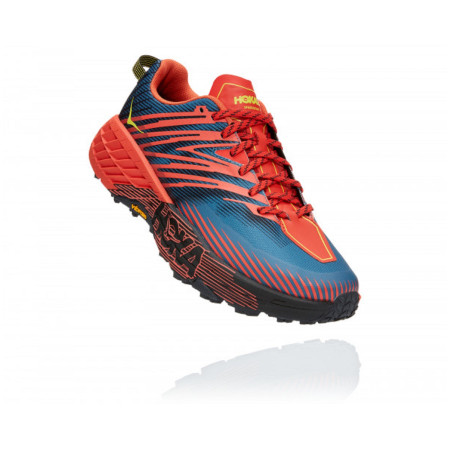 Мъжки обувки за бягане Hoka One One Speedgoat 4 Wide син/оранжев Fiesta/ProvincialBlue