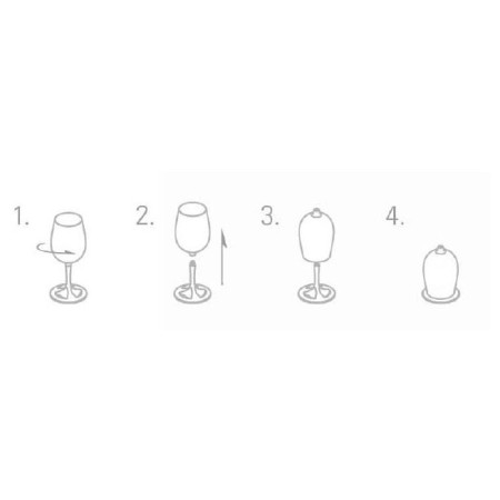 Чаша GSI Outdoors Glacier Stainless Red Wine Glass