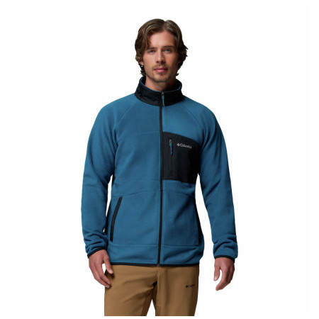 Мъжки суитшърт Columbia Fast Trek™ Overlay Full Zip син Phoenix Blue, Black