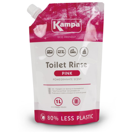 Препарати за тоалетна Kampa Pink Toilet Rinse Eco 1L розов
