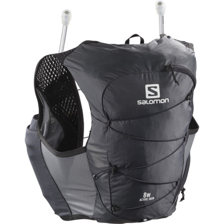 Жилетка за бягане Salomon Active Skin 8 W Set черен Ebony