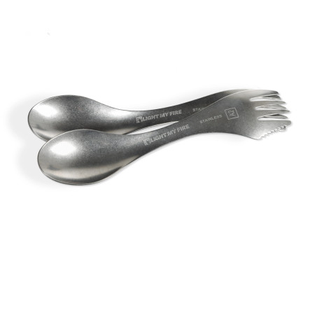 Прибори Spork Light My Fire Swedish Spork 2-pack сребърен stainless