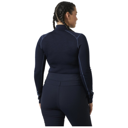 Дамска функционална блуза Helly Hansen W Lifa Merino Midw Gra 1/2 Zip
