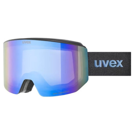 Ски очила Uvex Lace Attract FM син BLACK MATT DL/BLUE-GREEN S2