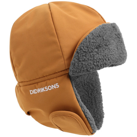 Детска шапка Didriksons Biggles Cap 7 оранжев Almond Tree