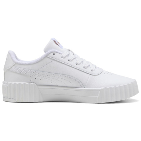 Детски обувки Puma Carina 3.0 Jr White-Gold бял PUMA White-PUMA Gold
