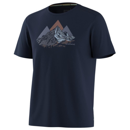 Функционална мъжка тениска Smartwool Triangle Mountain Active Short Sleeve Graphic Tee