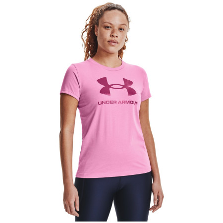Дамска тениска Under Armour Live Sportstyle Graphic SSC 2021 розов PlanetPink//MeteorPink