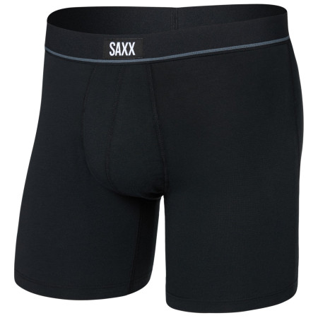 Мъжки боксерки Saxx Essential Cotton Boxer Brief Fly черен black