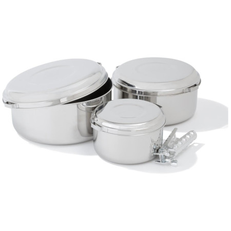 Комплект прибори MSR Alpine 4 Pot Set сребърен