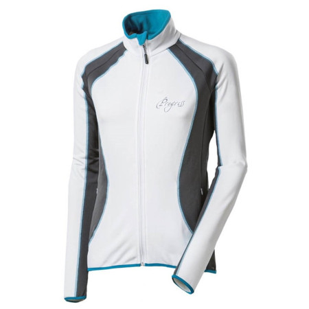 Дамски суитшърт Progress Суитшърт TS Bohemia 17OK бял/сив White/Gray