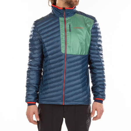 Мъжко яке La Sportiva Krush Primaloft Jkt M син/зелен Opal/Grassgreen