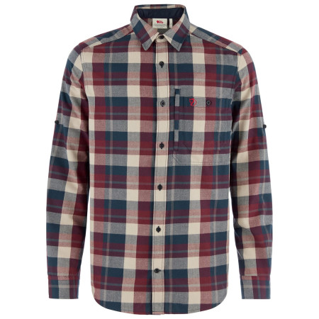 Мъжка риза Fjällräven Fjällglim Regular Shirt M тъмно син Dark Navy-Maroon