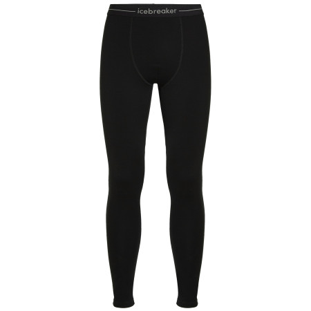 Функционално мъжко долно бельо Icebreaker Men 300 MerinoFine™ Polar Leggings черен Black