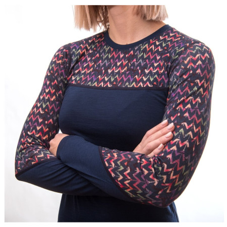 Дамска тениска Sensor Merino Impress, dl.rukáv