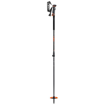 Дамски туристически щеки Leki Helicon Lite черен/сив dark anthracite-neonorange-black
