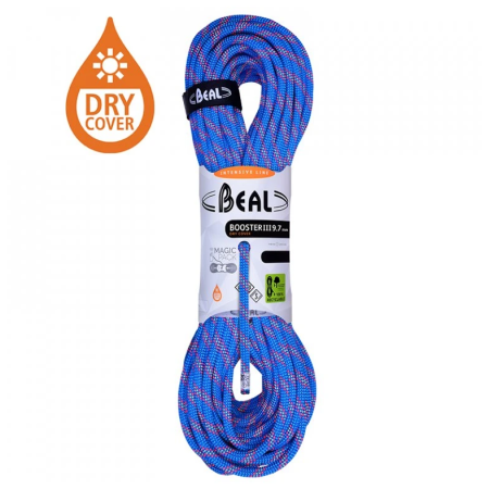 Въже за алпинизъм Beal Booster III 9,7 mm (70 m) син BLUE