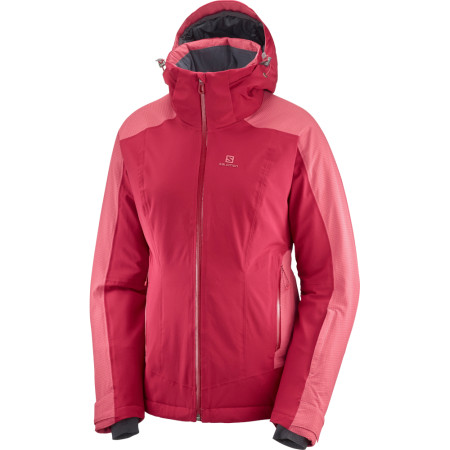Дамско яко Salomon Brilliant Jkt W розов RioRed/GarnetRose