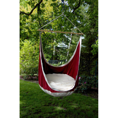 Висящ стол  Hamaka.eu Lounge червен