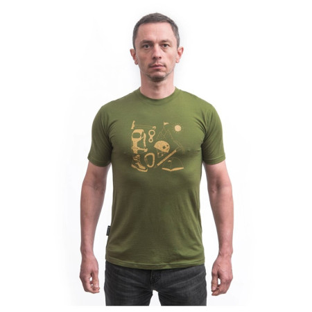 Функционална мъжка тениска Sensor Merino Active Hiking
