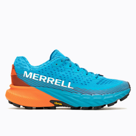 Дамски обувки за бягане Merrell Agility Peak 5 син tahoe/tangerine
