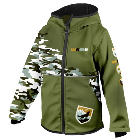 Детско софтшел яке WAMU Khaki каки KHAKI