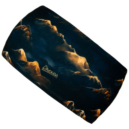 Дамска лента за глава Drexiss Gold Mountain черен/златен