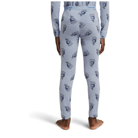 Детско функционално долно бельо Icebreaker Kids M 200 Oasis Leggings Bear Tour AOP