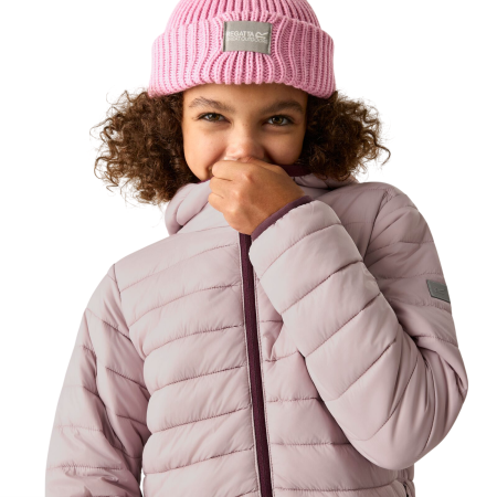 Детско зимно яке Regatta Junior Hooded Marizion Powder Lilac