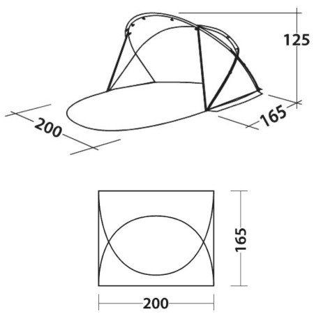 Плажна палатка Easy Camp Shell