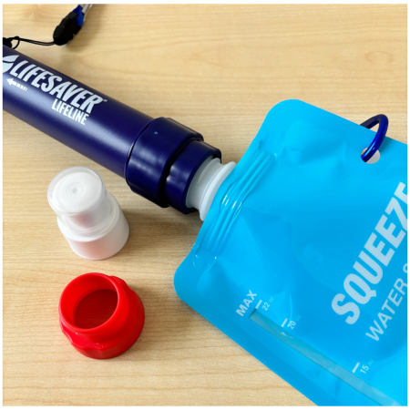 Сгъваема бутилка Lifesaver Squeeze Pouch x2