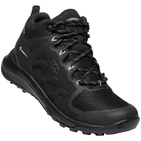 Дамски обувки Keen Explore Mid Wp черен Black/StarWhite