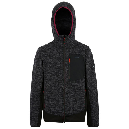 Мъжки суитшърт Regatta Alven черен/сив BlkMarl/Blak