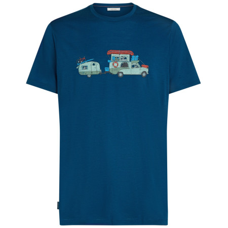 Функционална мъжка тениска Icebreaker Men Merino 150 Tech Lite SS Tee Transportage