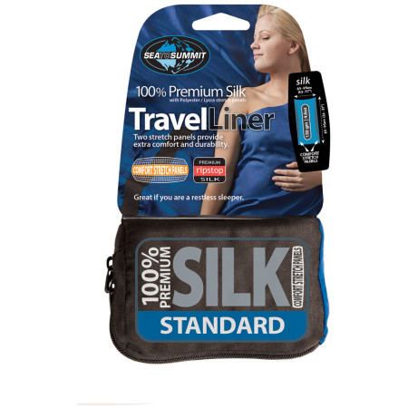 Подложка за спален чувал Sea to Summit Silk Liner Stretch Panel Std