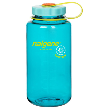 Бутилка Nalgene Wide Mouth Sustain 1l син