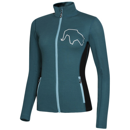 Дамски суитшърт Zulu 3D Merino Collar 200 петрол Petrol