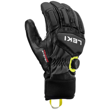 Ски ръкавици Leki Griffin Tune 3D Boa черен black-graphite-ice lemon