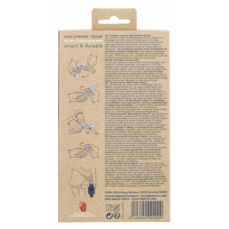 Сгъваем нож Opinel VRI N°07 My first buk + чанта за колан