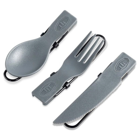 Комплект прибори GSI Outdoors Tekk Trio Folding Cutlery Set