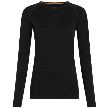 Дамска функционална блуза Icebreaker Women Merino 200 ZoneKnit LS Crewe черен Black