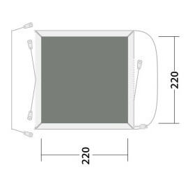 Килим за палатка Outwell Cozy Carpet Daytona Air / Pine Hills