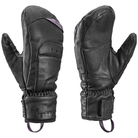 Дамски скиорски ръкавици Leki Montera Prime Women Mitt черен black-blackberry gray