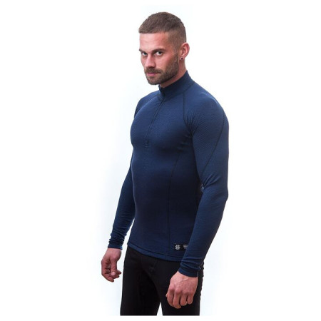 Функционална мъжка тениска Sensor Merino DF zip