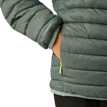 Детско зимно яке Regatta Junior Hooded Marizion Dark Forrest Green