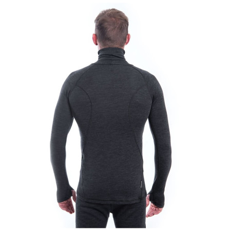 Функционална мъжка тениска Sensor Merino Bold Roll Neck с дълъг ръкав