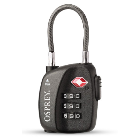 Катинар Osprey Tsa 3 Dial Cable Lock черен Black