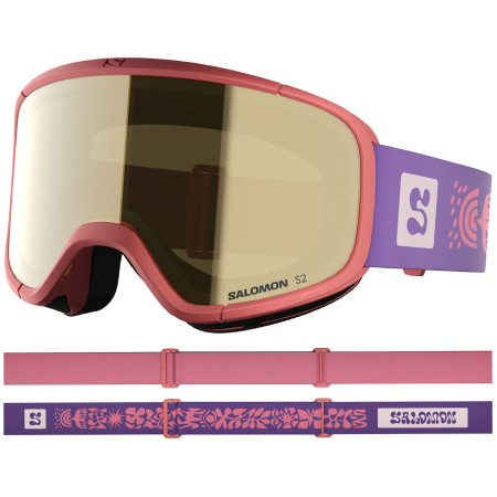Детски ски очила Salomon Rio розов Sun Kissed Coral